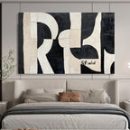 Black and White Geometric - Architectural Abstraction ABS018