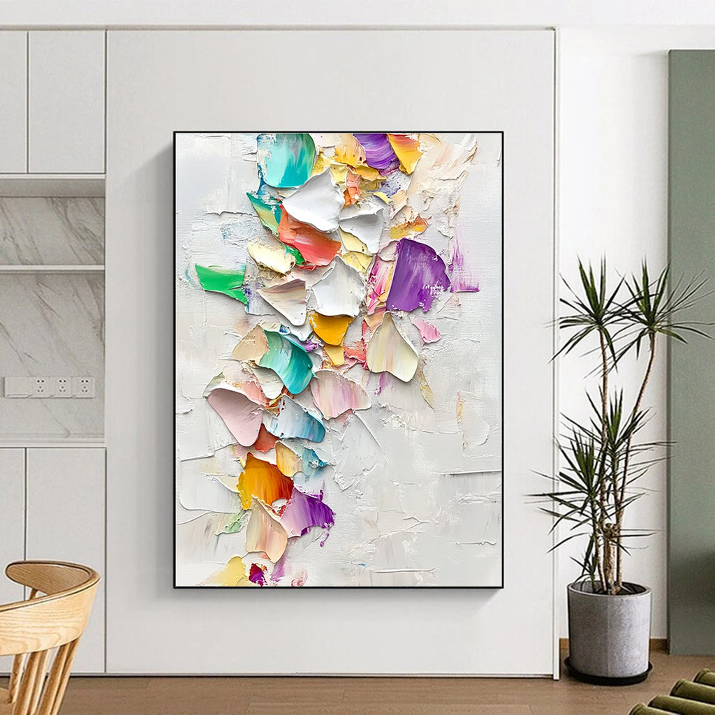 Colorful Fragment Abstract Painting with Whimsical Creativity WINK484