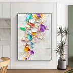 Colorful Fragment Abstract Painting with Whimsical Creativity WINK484