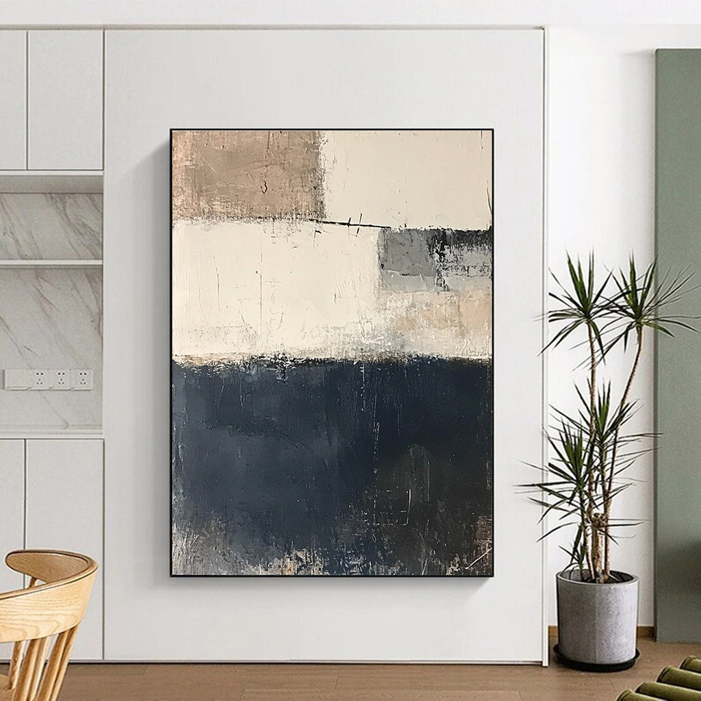 Neutral Tones Abstract Painting with Subtle Layers WINK530
