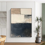 Neutral Tones Abstract Painting with Subtle Layers WINK530