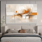 Light Tones Abstract Painting for Airy Spaces YHT096