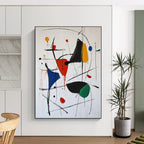 Colorful Drip Abstract Painting for Bohemian - Style Studios GAB0845