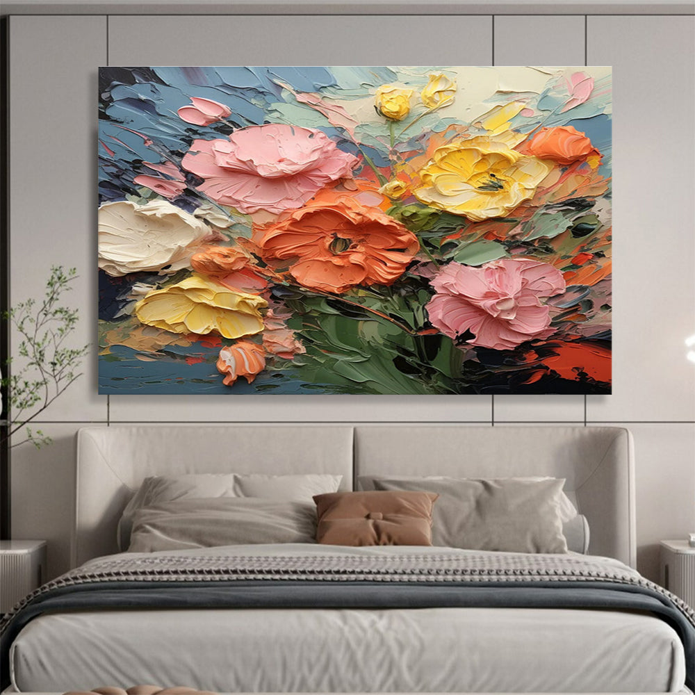 Rainbow Palette Play Abstract Painting for Creative Children's Spaces YHT309