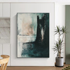 Cool Toned Abstract Painting with Calming Aura WINK579