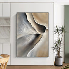 Textured Desert Abstract Painting for Southwest - Inspired Restaurants GAB1018