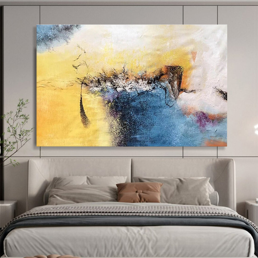 Color Fusion Abstract Painting for Art Galleries YHT156