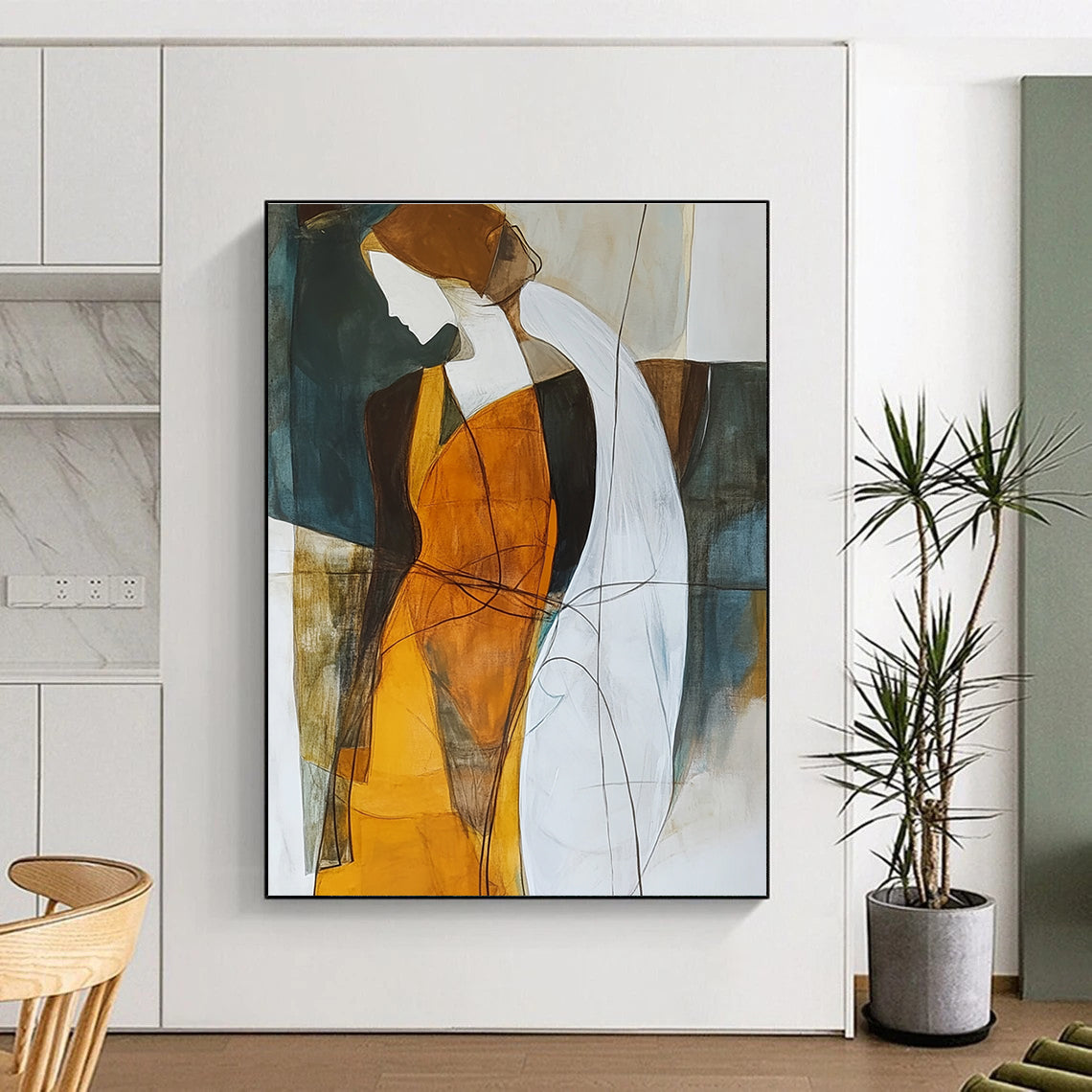 Abstract Figures in Color Painting for Modern Living GAB0716