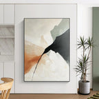 Abstract Mountain Scene Painting for Adventure - Themed Home Decor GAB1228