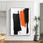 Bold Brushstrokes Abstract Painting with Raw Expression WINK187
