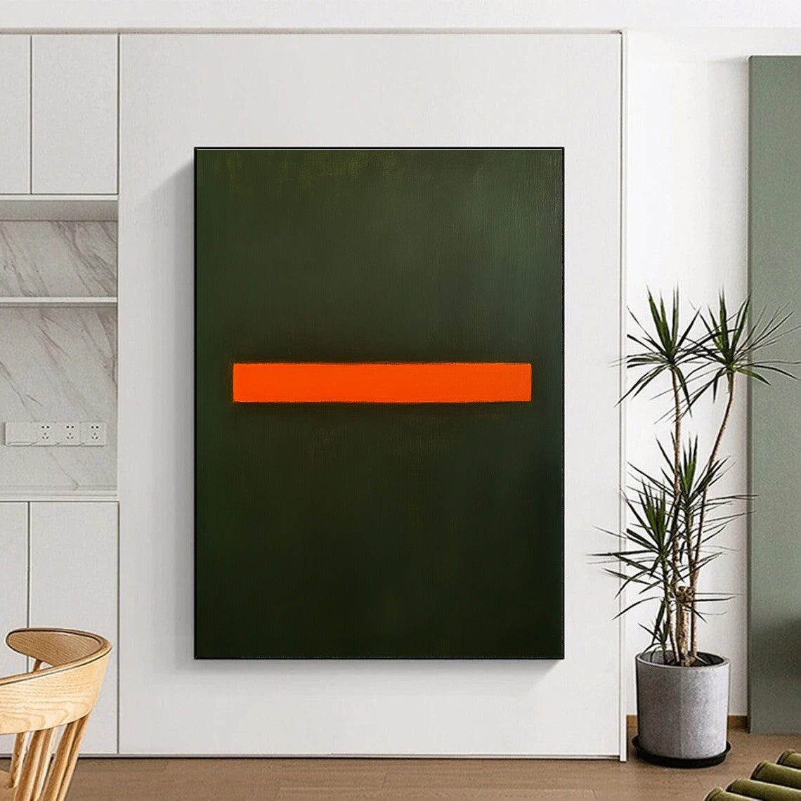 Bold Color Block Art Abstract Painting for Contemporary Spaces GAB1394