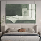 Monochrome Still Life: Quiet Contemplation in Gray Tones Abstract Painting ABS162