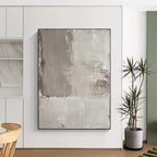 Gray Textured Background Abstract Painting with Industrial Calm WINK041