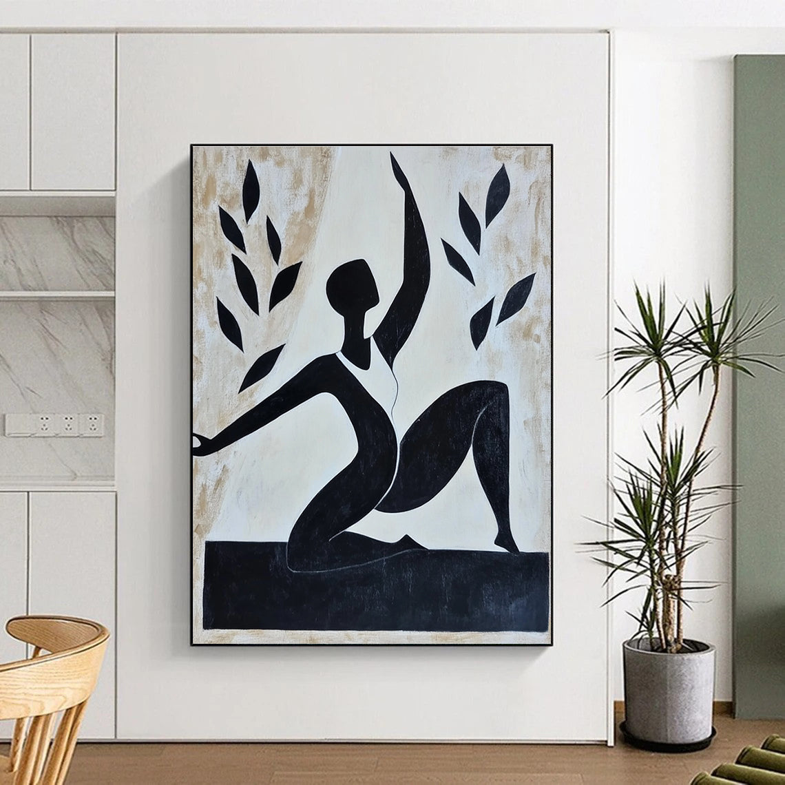 Big Custom-Fit Abstract Wall Art for Hallway & Entryway GAB0439