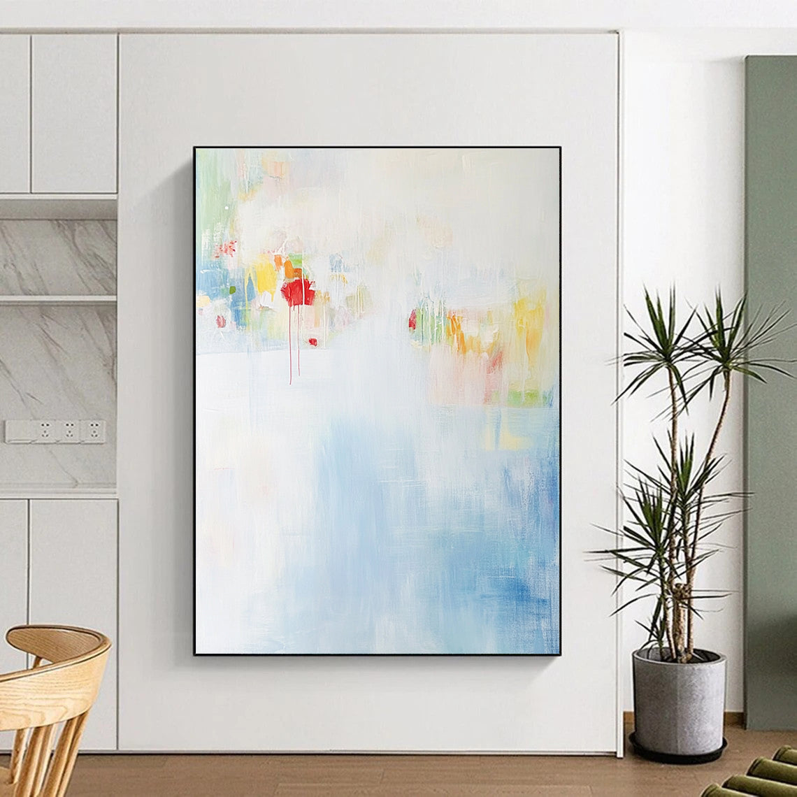 Pastel Abstract Light Painting with Gentle Airiness WINK411