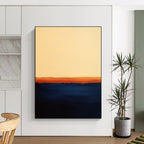 Sunset Abstraction Abstract Painting with Tranquil Gradients WINK192