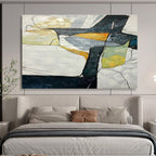 Geometric Abstract Modern Painting for Contemporary Spaces YHT037