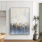 Gold Accent Abstract Painting for Luxury Dining Rooms GAB0777
