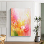 Colorful Soft Abstract Painting for Romantic - Themed Weddings GAB0975