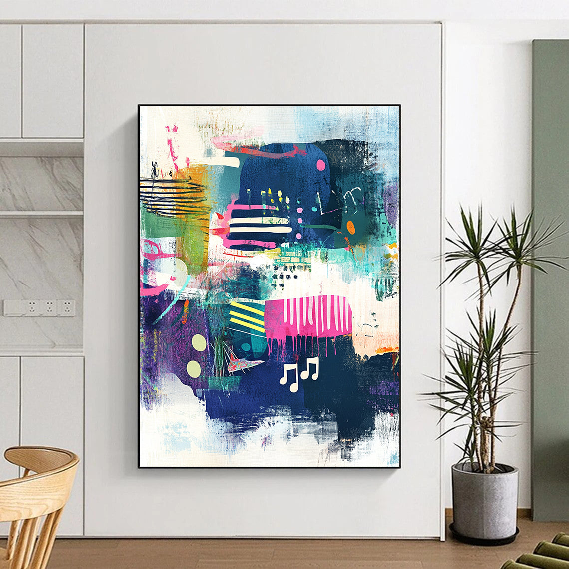 Music - Themed Abstract Painting for Creative Music Studios GAB1043