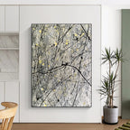 Line Drip Abstract Painting with Artistic Chaos WINK778