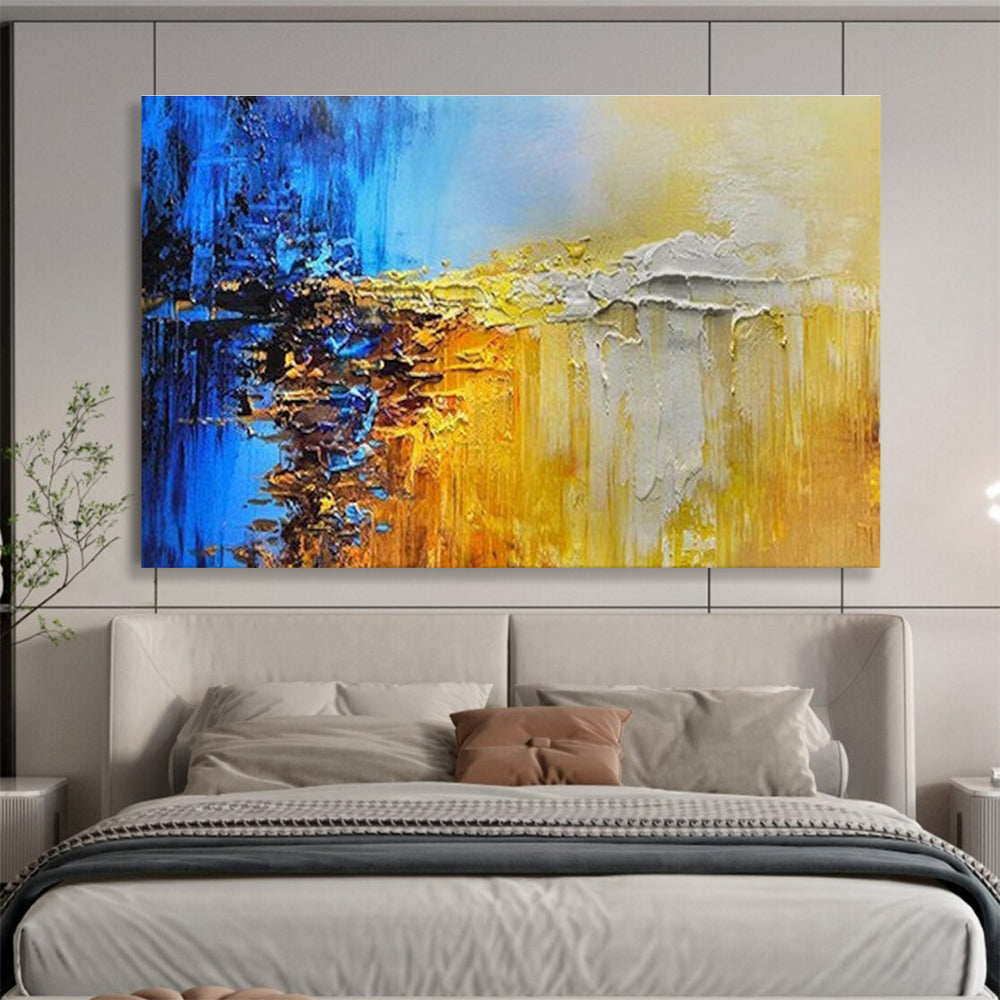Color Fusion Abstract Painting for Artistic Studios YHT179