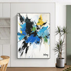 Colorful Abstract Splash - Energetic Expressionist Abstract Art GAB0472