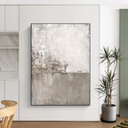 Gray - Toned Abstract Painting with Subtle Textures WINK120