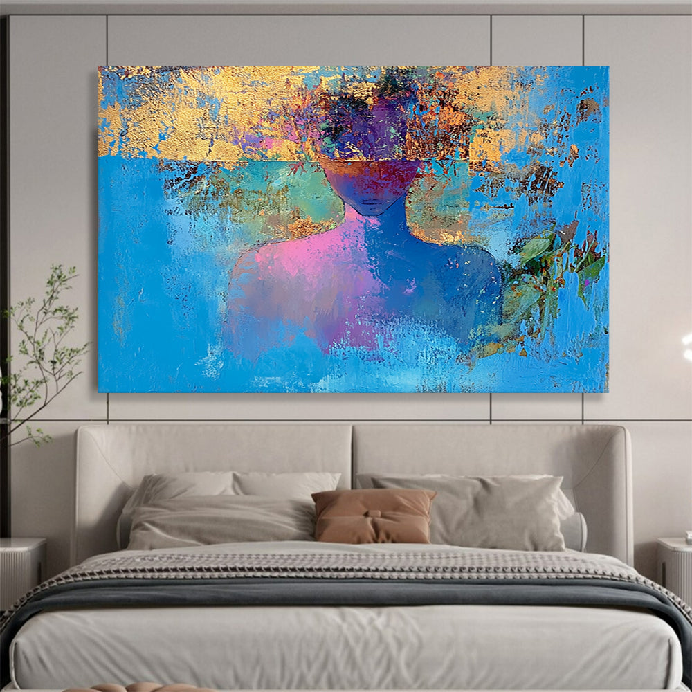 Colorful Abstract Figure - A Blend of Identity and Color ABS021