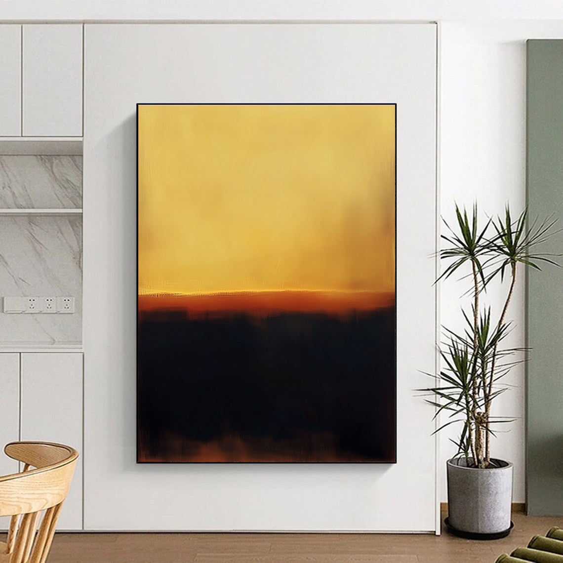 Gradient Abstract Painting with Timeless Serenity WINK779