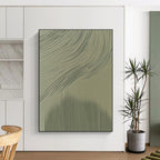Textured Wave Patterns Abstract Painting of Tactile Rhythms GAB0131