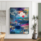 Another Collage - Style Abstract Painting for Creative Studios GAB1055