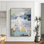 Colorful Abstract Landscape Painting for Modern Art Enthusiasts HENG312