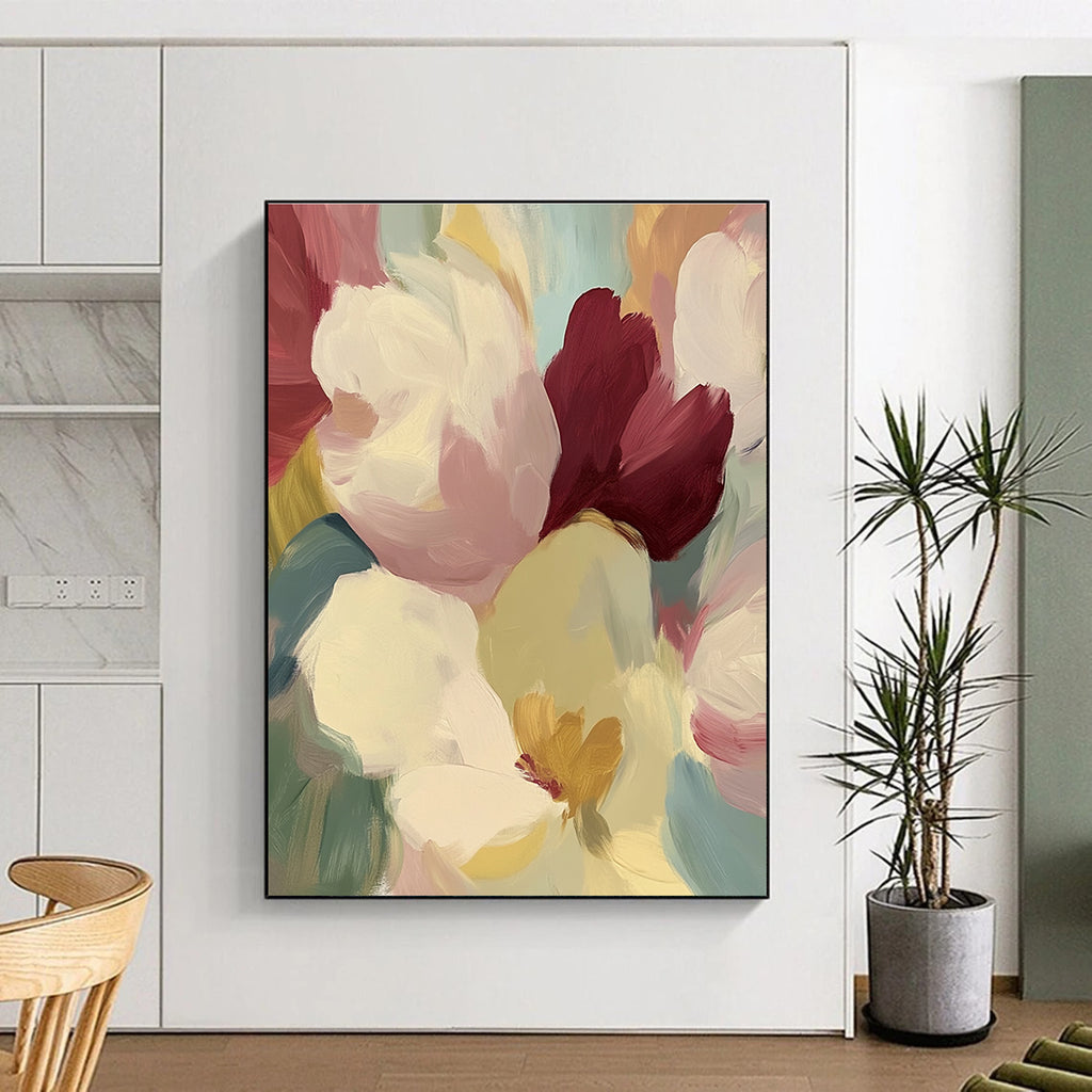 Colorful Petal Abstract - Vibrant Floral Abstract Art GAB0491
