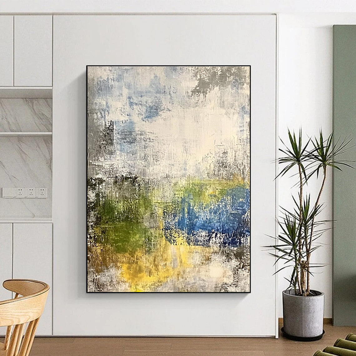 Subtle Color Abstract - Understated Abstract Painting GAB0642