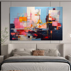 Colorful Urban Abstract Painting for Creative Hubs YHT019
