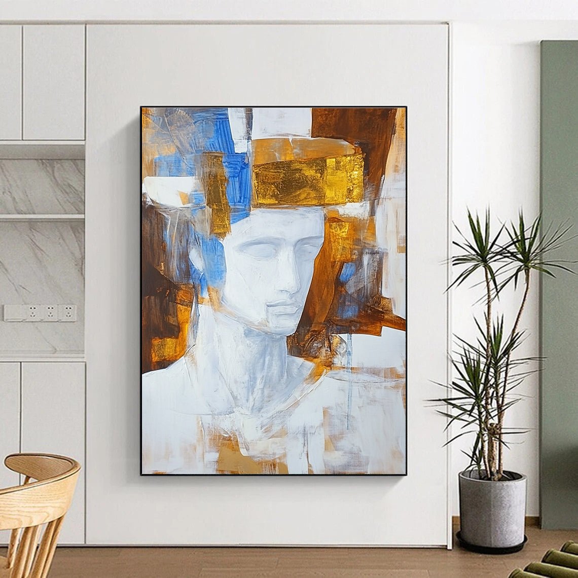 Abstract Sculpture Portrait Abstract Painting for Art - Centric Homes GAB1108
