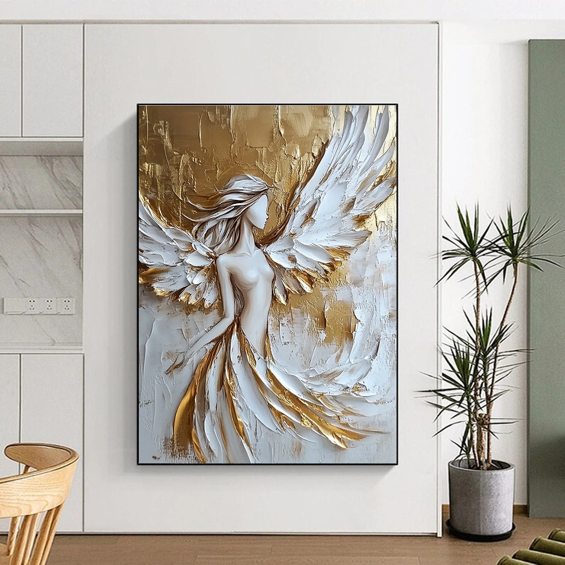 Handmade Large Custom Abstract Painting for Bedroom & Living Room GAB1519