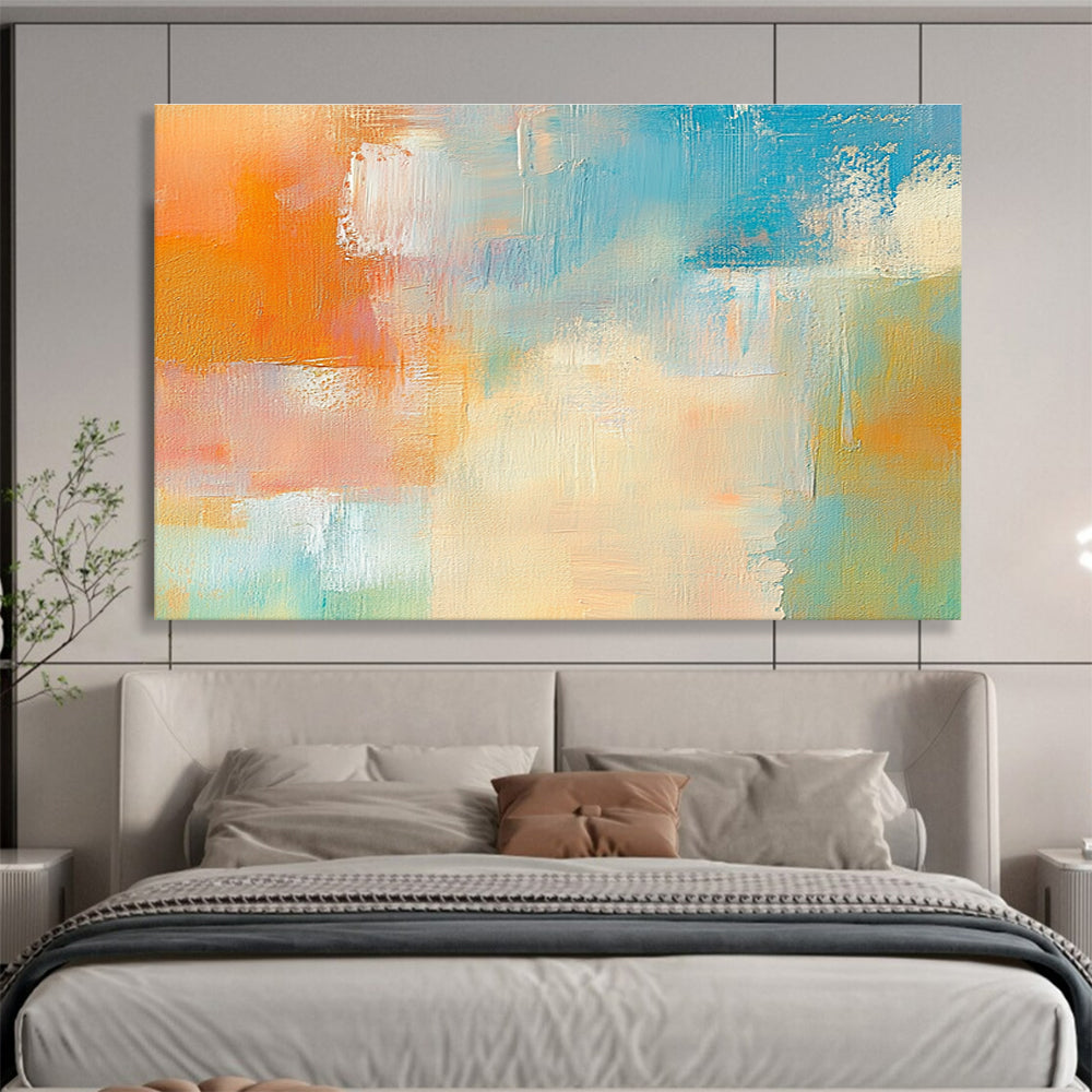 Colorful Abstract Blend Painting with Soft Transitions ABS283