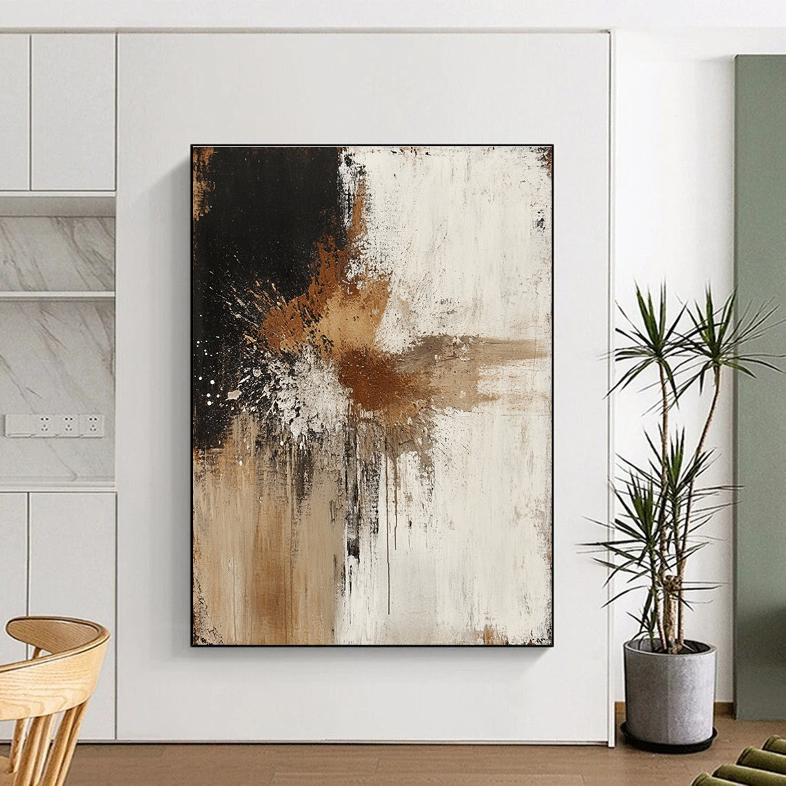 Splash Abstract Painting with Dynamic Energy WINK773