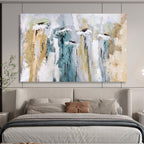 Floral - Inspired Abstract Painting for Feminine Boutiques YHT155