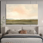 Vast Field Abstract Painting for Country - Style Living Rooms YHT121
