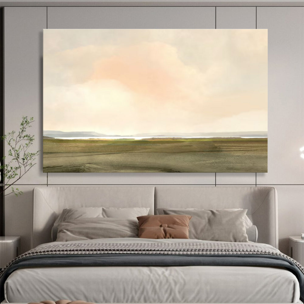 Vast Field Abstract Painting for Country - Style Living Rooms YHT121
