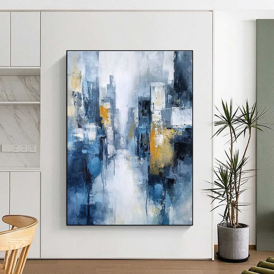Cityscape Abstract Painting for Modern Lofts GAB0749