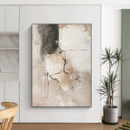 Cracked Texture Abstract Painting for Industrial - Chic Interiors GAB0697