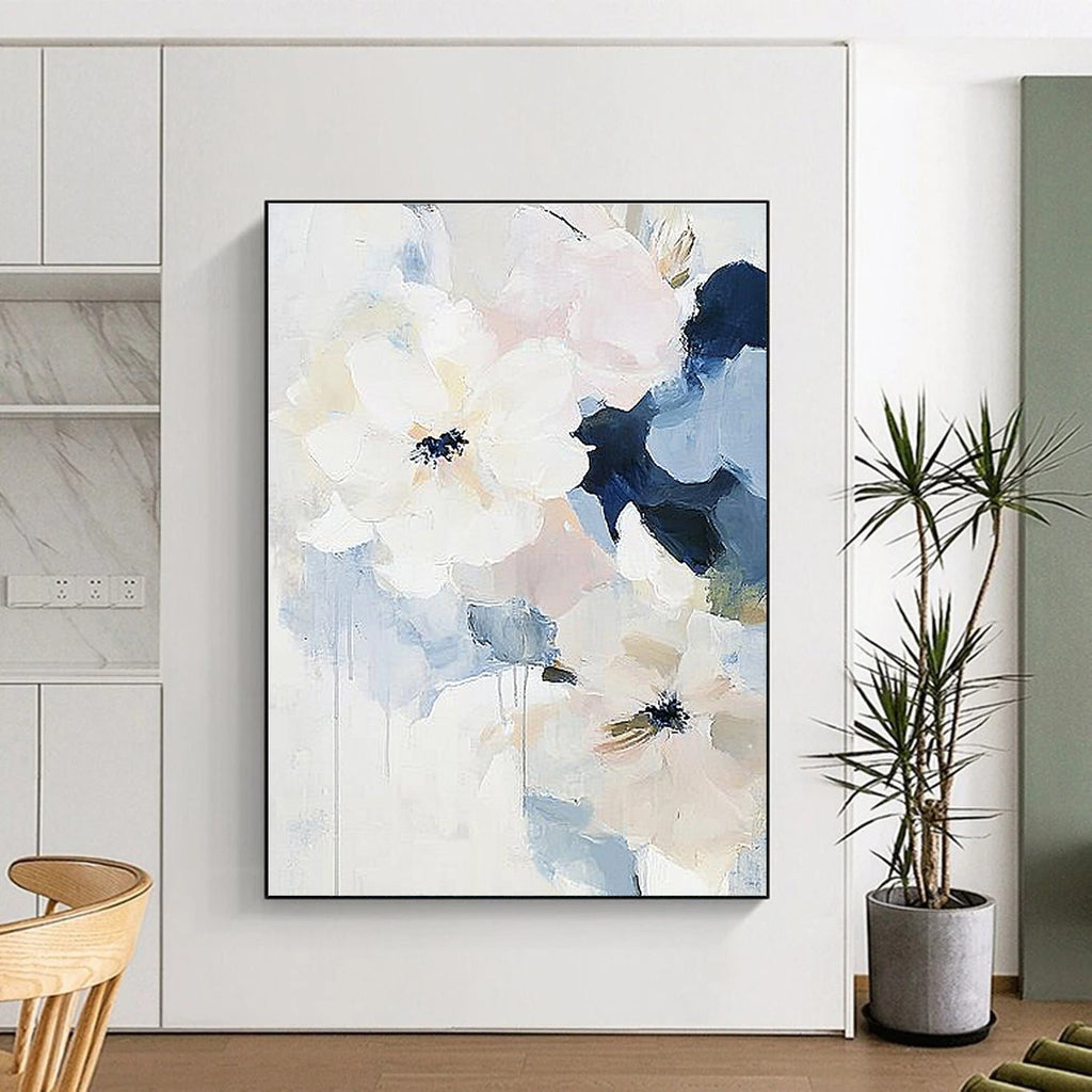 Delicate Floral Abstract - Gentle Botanical Abstract Art GAB0489