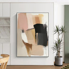 Pastel Block Abstract Painting with Gentle Harmony WINK771