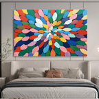 Colorful Flower Petals  Cheerful Blossom ABS117