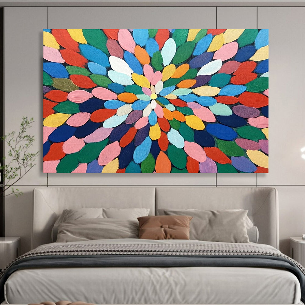Colorful Flower Petals  Cheerful Blossom ABS117