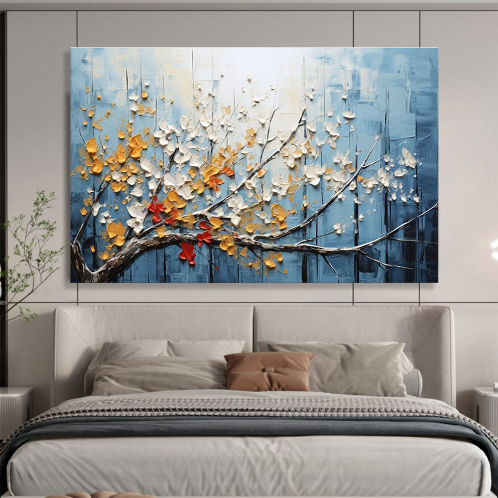 3D Blossom Tree Abstract Painting for Elegant Living Rooms YHT160